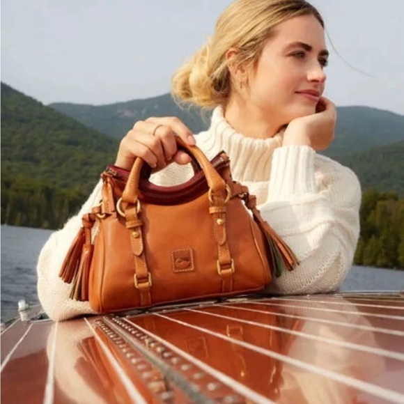 Dooney & Bourke Leather Satchel - Picture 10 of 10